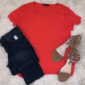 VICI Collection Coral Short Sleeve Top